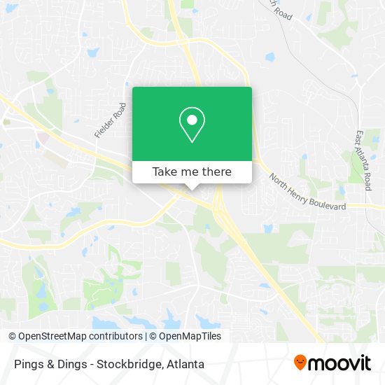 Mapa de Pings & Dings - Stockbridge