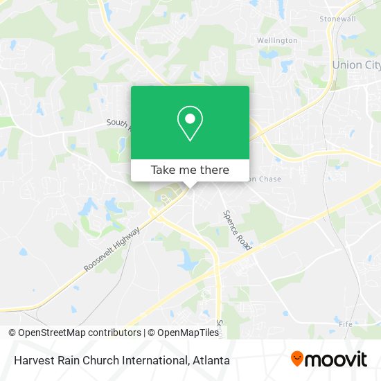 Harvest Rain Church International map