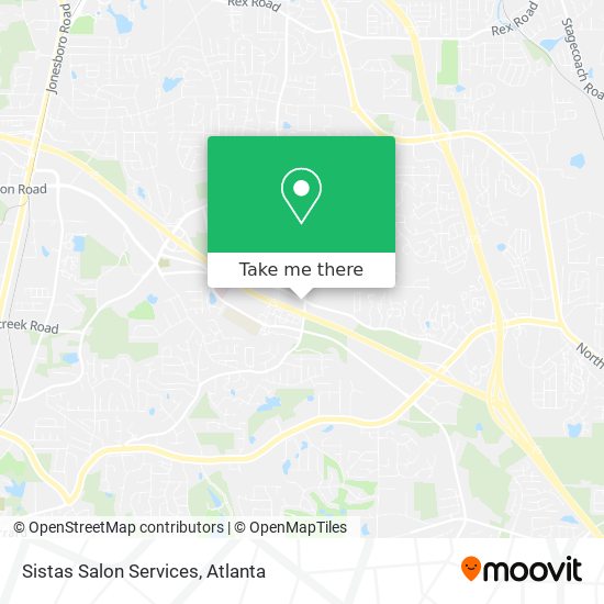 Sistas Salon Services map