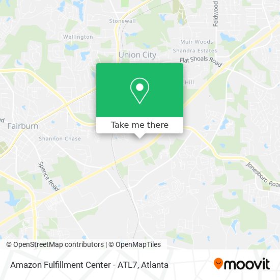 Amazon Fulfillment Center - ATL7 map