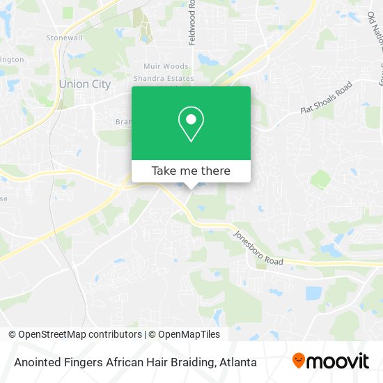 Anointed Fingers African Hair Braiding map