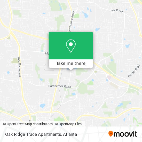 Oak Ridge Trace Apartments map