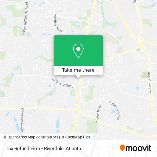 Tax Refund Firm - Riverdale map