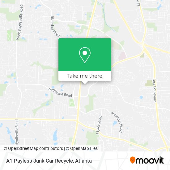 Mapa de A1 Payless Junk Car Recycle