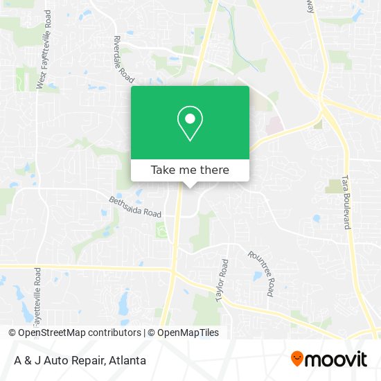 Mapa de A & J Auto Repair