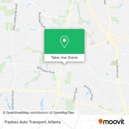 Mapa de Payless Auto Transport