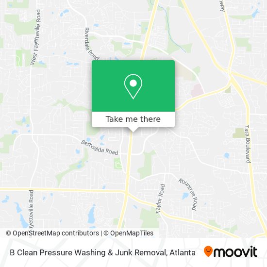 B Clean Pressure Washing & Junk Removal map