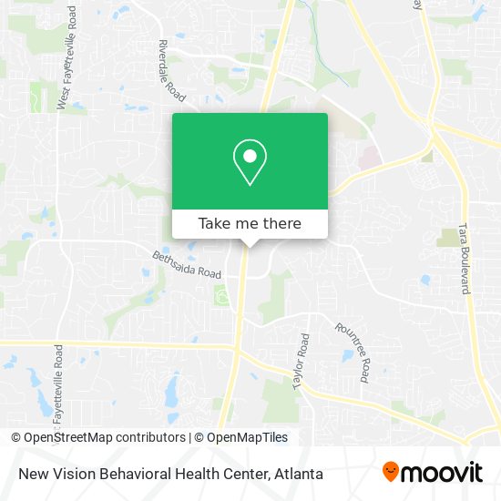 New Vision Behavioral Health Center map