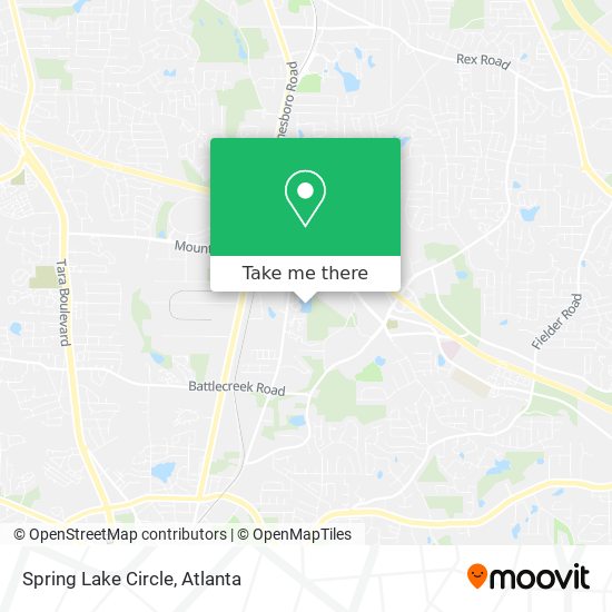 Spring Lake Circle map