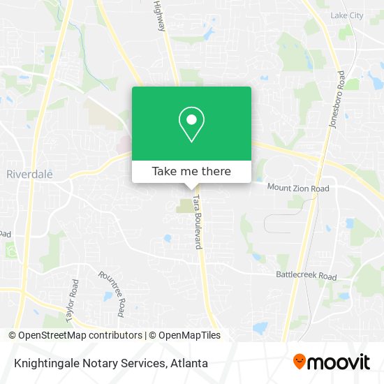 Mapa de Knightingale Notary Services