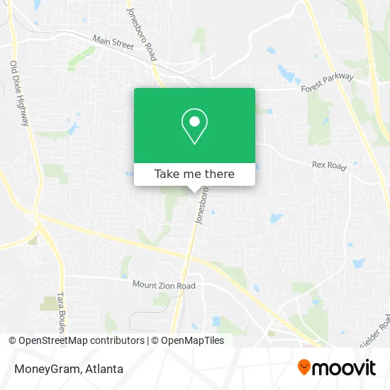 MoneyGram map