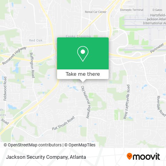 Jackson Security Company map