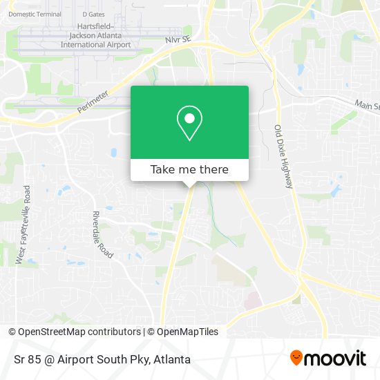 Sr 85 @ Airport South Pky map