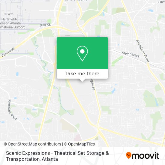 Scenic Expressions - Theatrical Set Storage & Transportation map