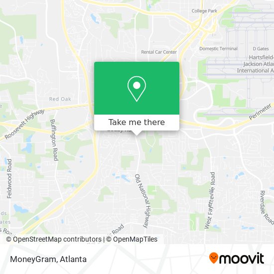 MoneyGram map