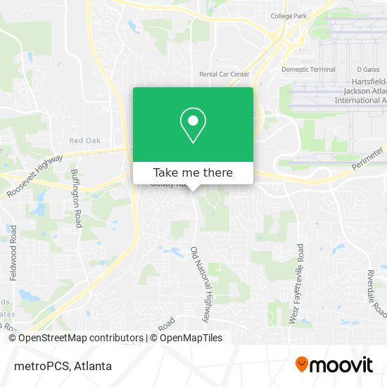 metroPCS map