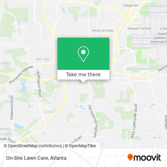 On-Site Lawn Care map