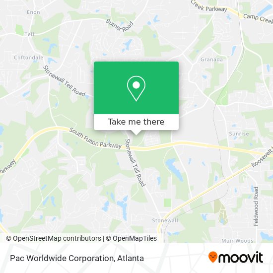 Mapa de Pac Worldwide Corporation