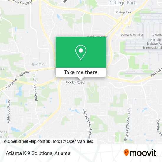 Mapa de Atlanta K-9 Solutions