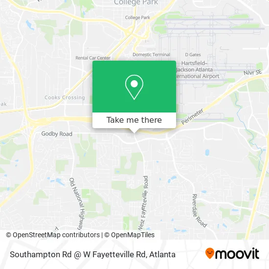 Southampton Rd @ W Fayetteville Rd map