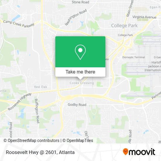 Mapa de Roosevelt Hwy @ 2601