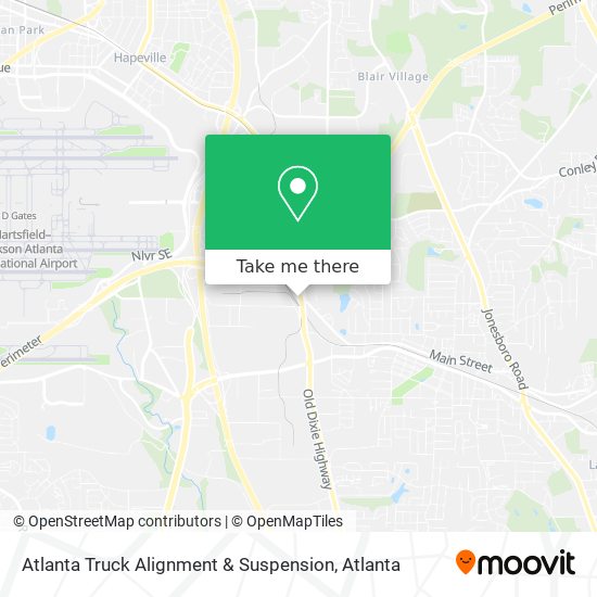 Mapa de Atlanta Truck Alignment & Suspension