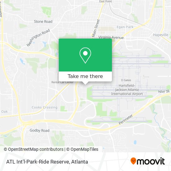 ATL Int'l-Park-Ride Reserve map