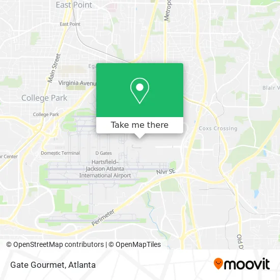 Gate Gourmet map