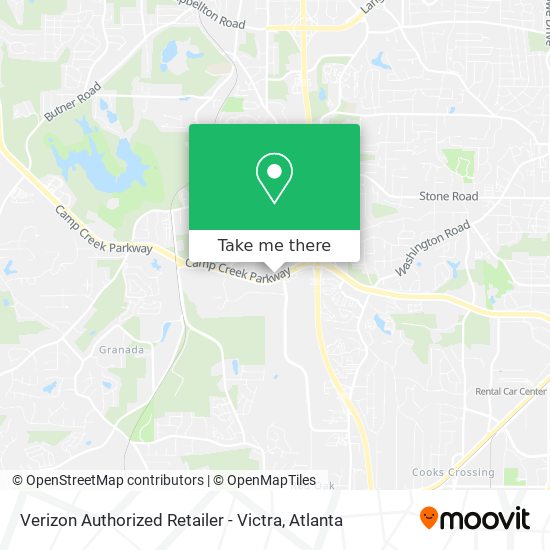 Mapa de Verizon Authorized Retailer - Victra