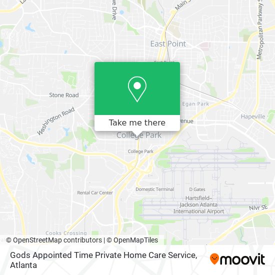 Gods Appointed Time Private Home Care Service map