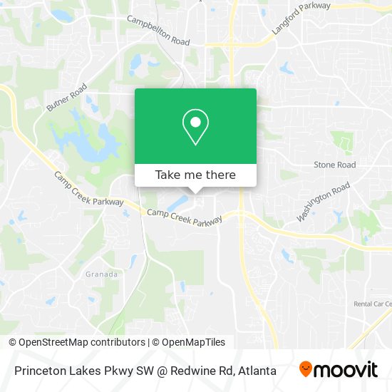 Princeton Lakes Pkwy SW @ Redwine Rd map