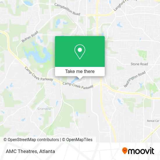AMC Theatres map