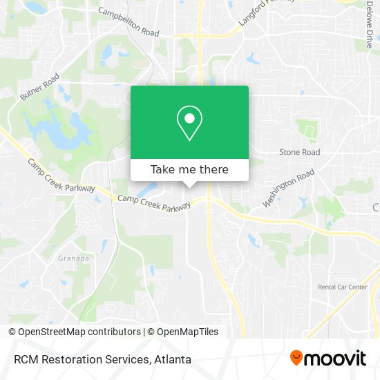 RCM Restoration Services map