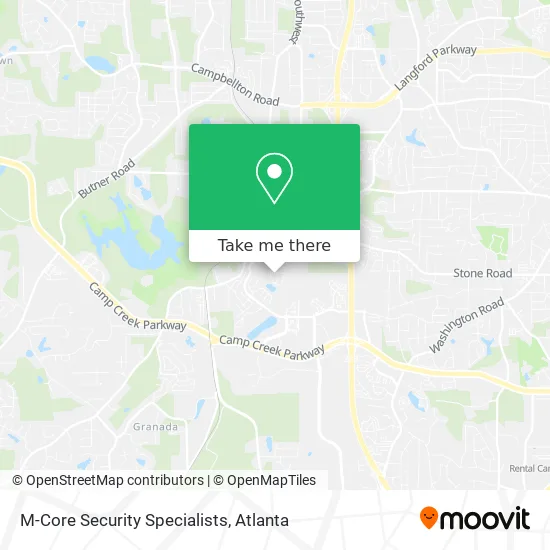 M-Core Security Specialists map