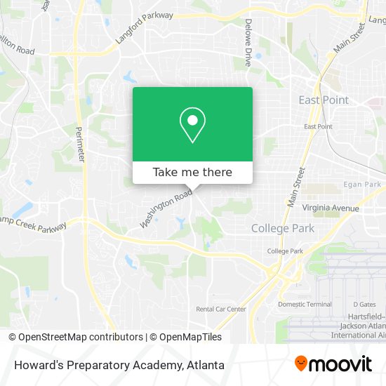 Howard's Preparatory Academy map