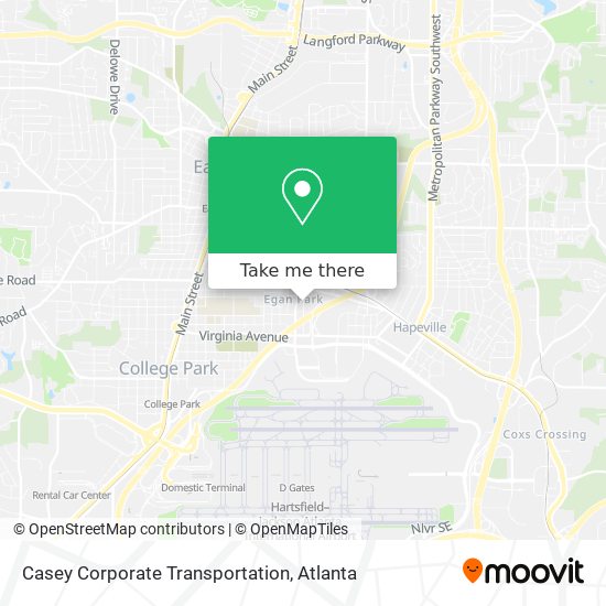 Mapa de Casey Corporate Transportation