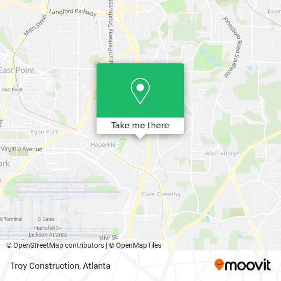 Troy Construction map