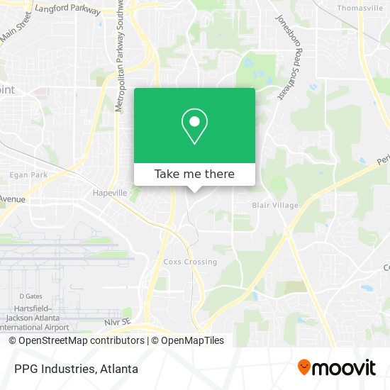 PPG Industries map