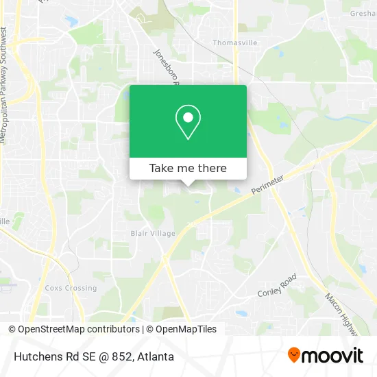 Hutchens Rd SE @ 852 map