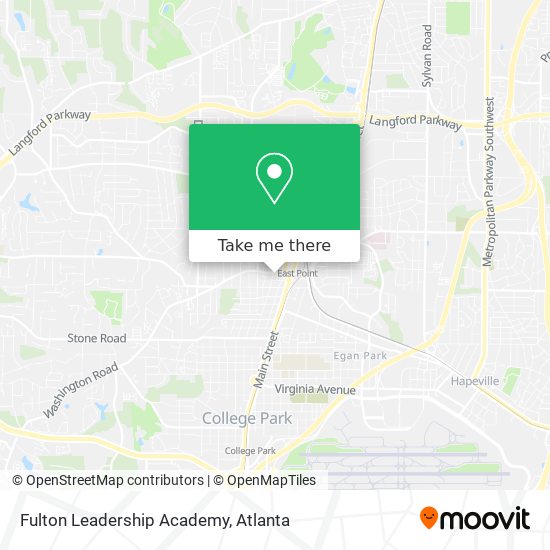 Fulton Leadership Academy map