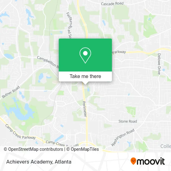 Mapa de Achievers Academy