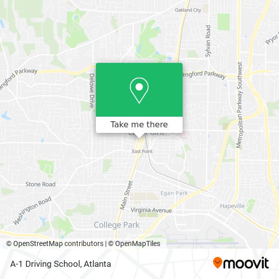 A-1 Driving School map