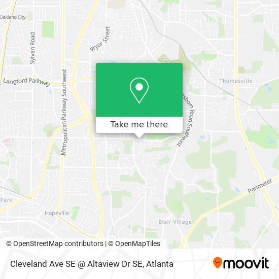 Cleveland Ave SE @ Altaview Dr SE map