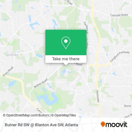 Butner Rd SW @ Blanton Ave SW map