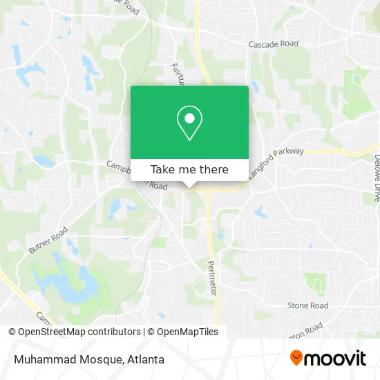 Mapa de Muhammad Mosque