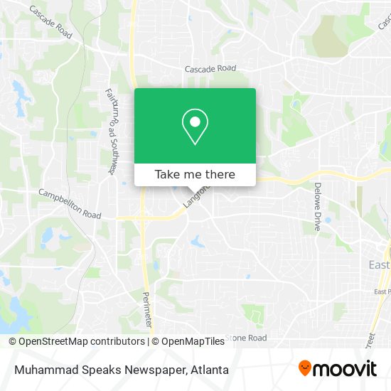 Muhammad Speaks Newspaper map