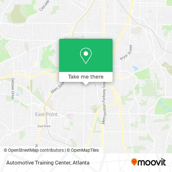 Automotive Training Center map