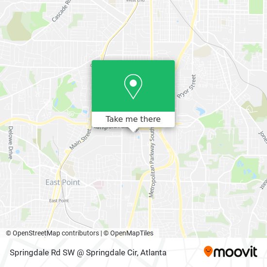 Mapa de Springdale Rd SW @ Springdale Cir
