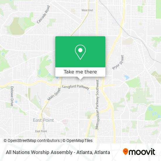 All Nations Worship Assembly - Atlanta map