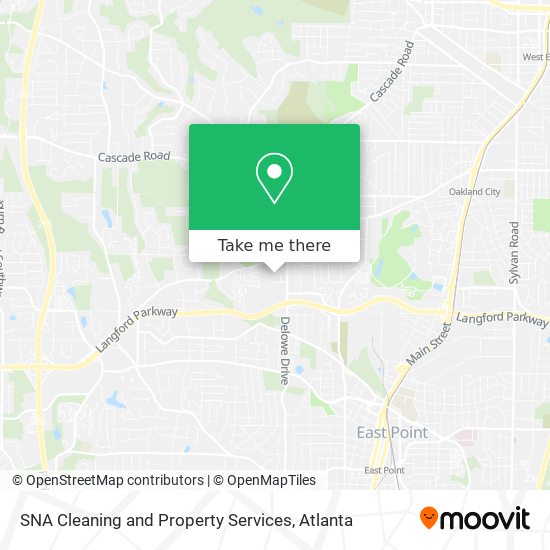 Mapa de SNA Cleaning and Property Services